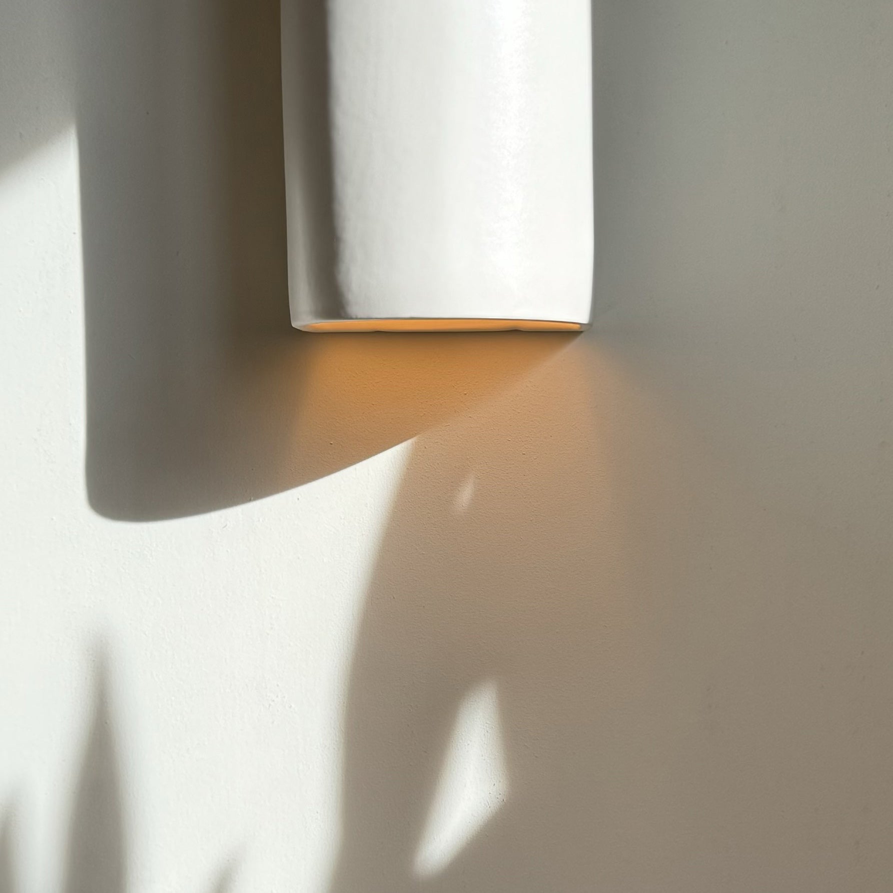 Applique en céramique CURVE | Blanc cassé