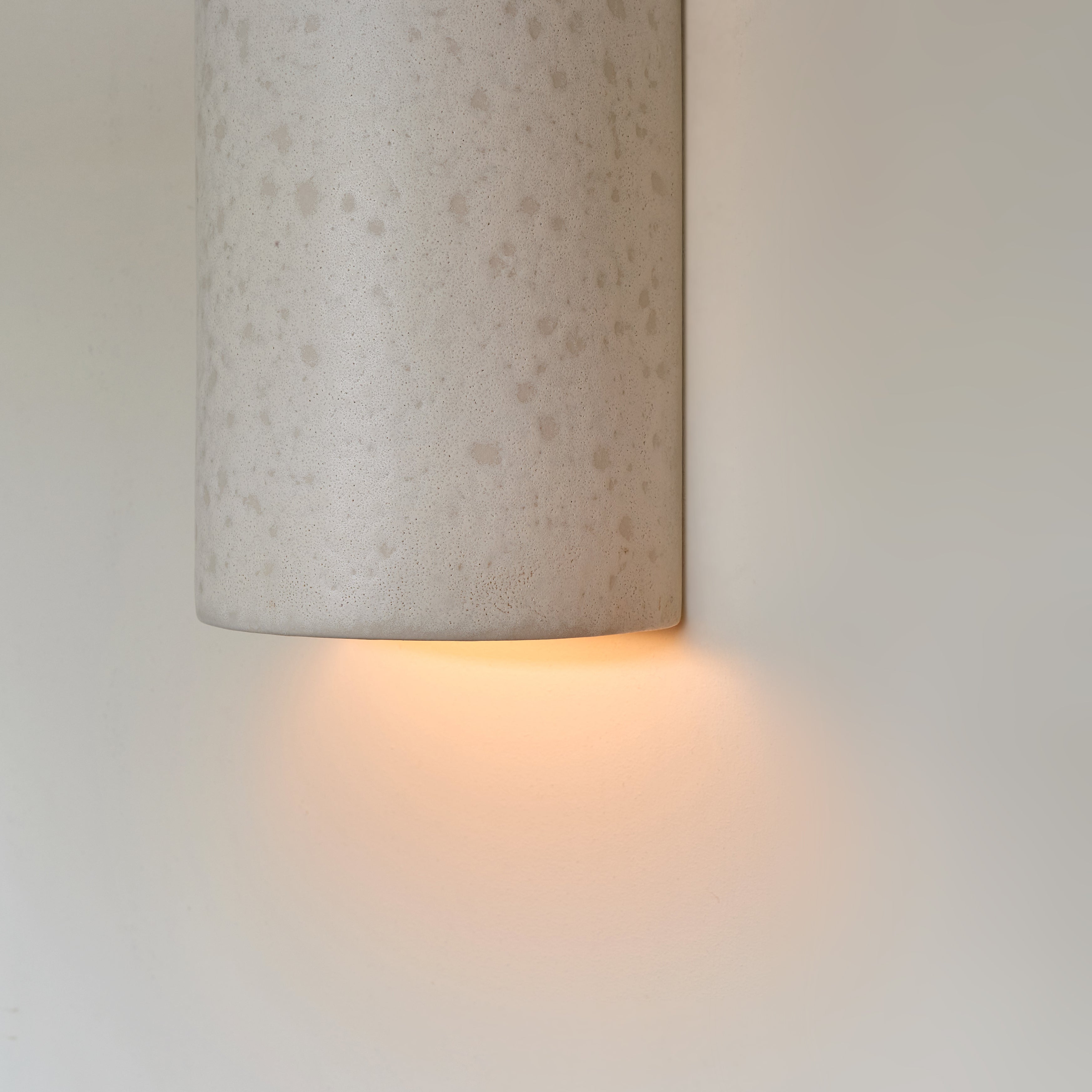 Applique en céramique CURVE | Blanc brut