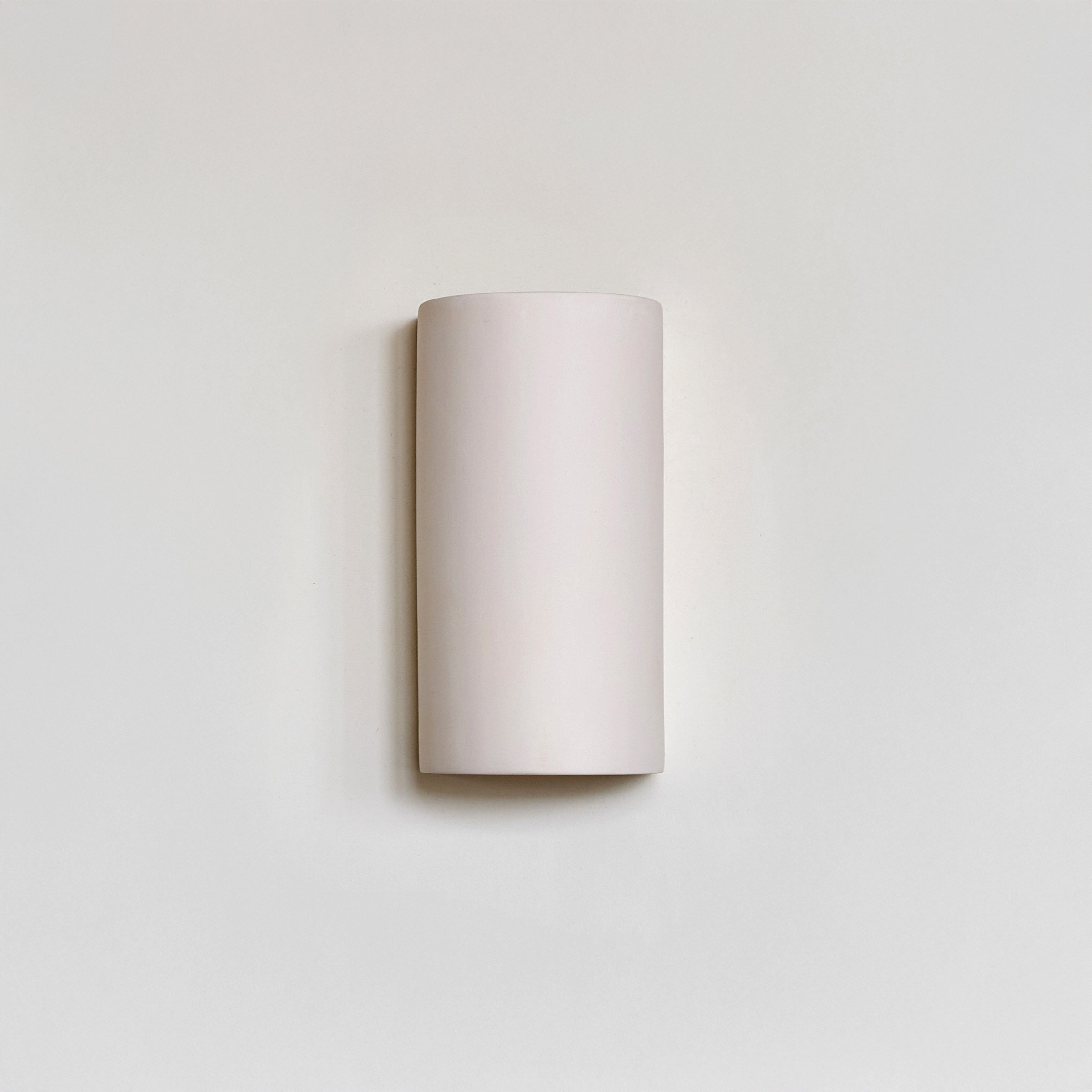 Ceramic wall light CURVE | Extra Matte White