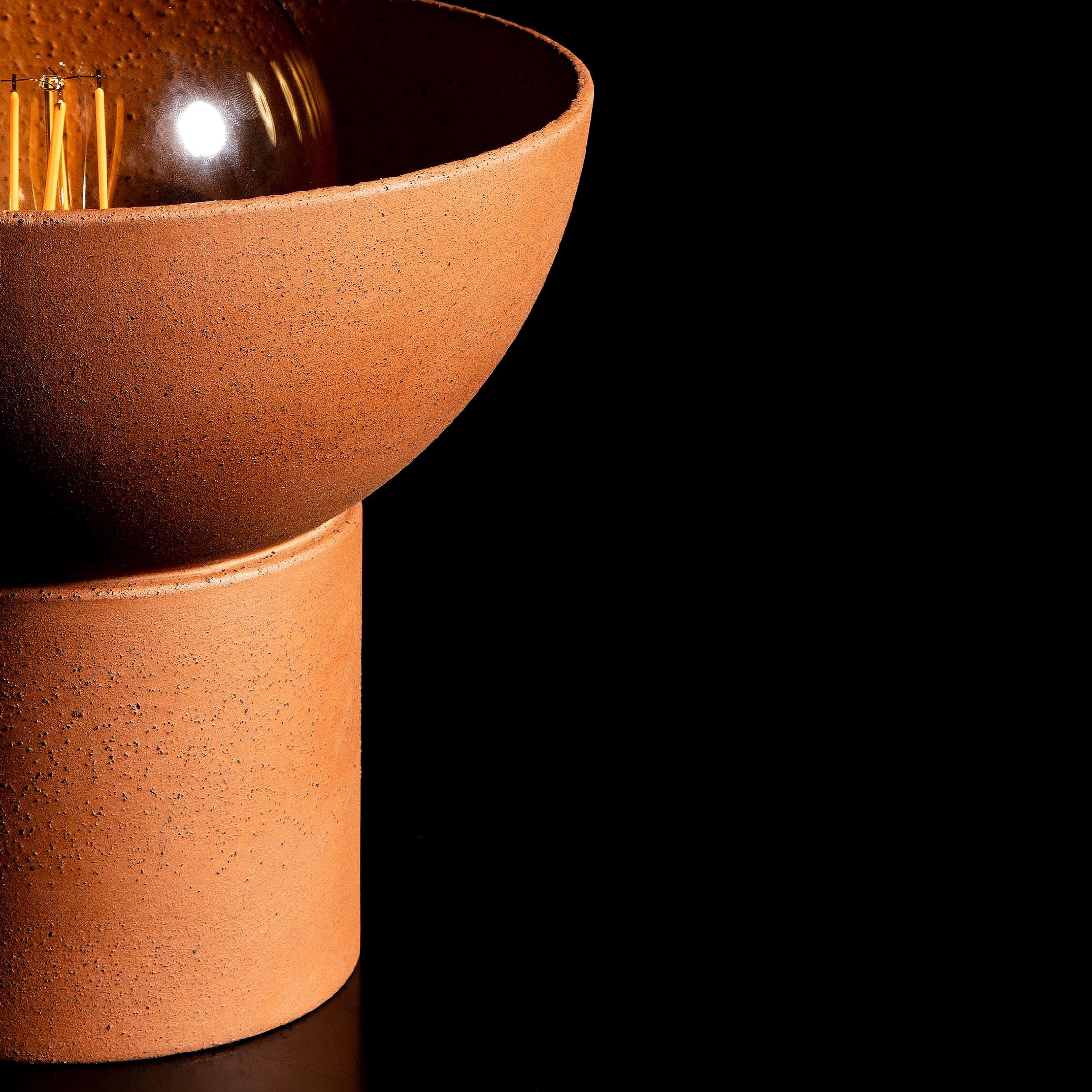Lampe de table en céramique SAT A | Terracotta
