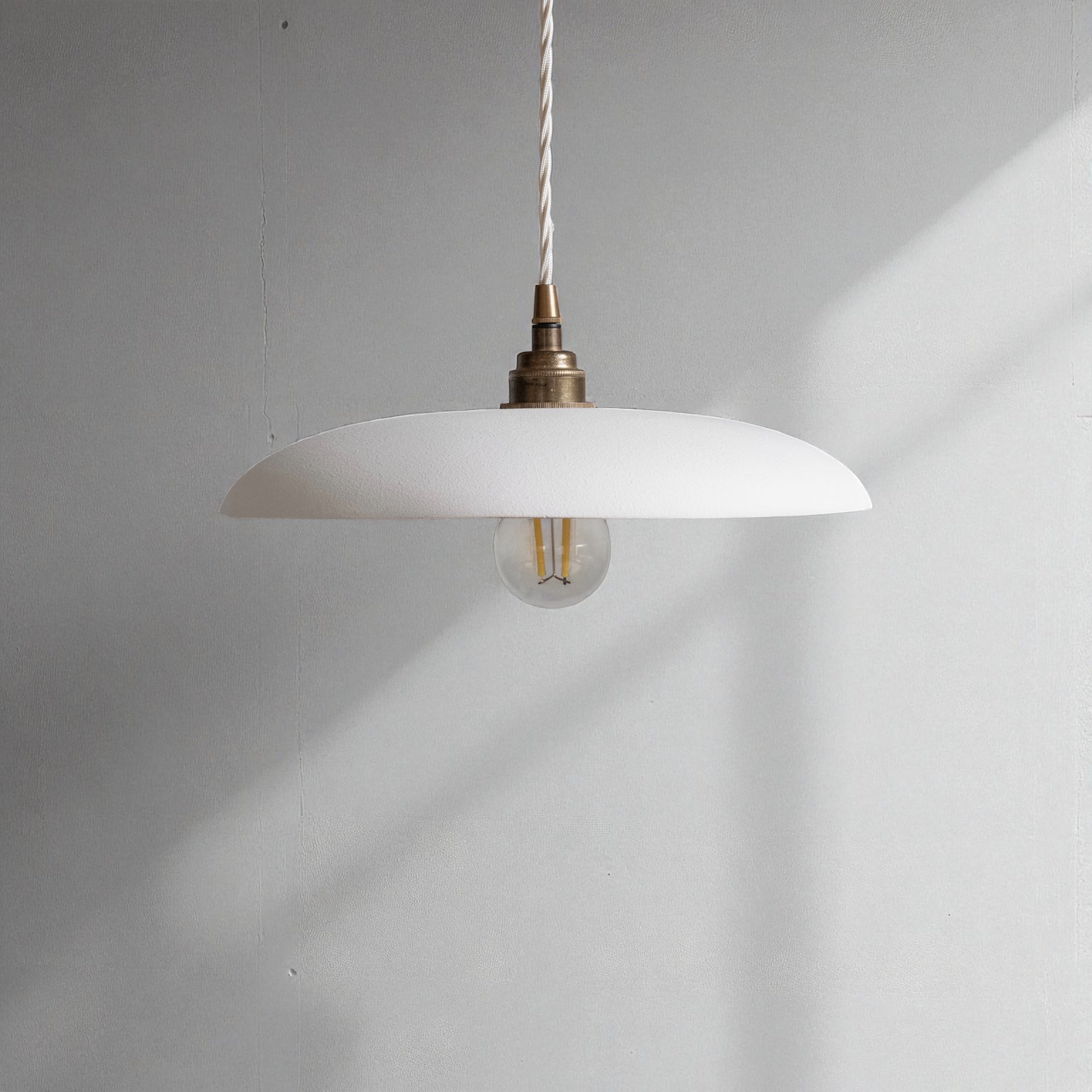 Contemporary ceramic pendant light