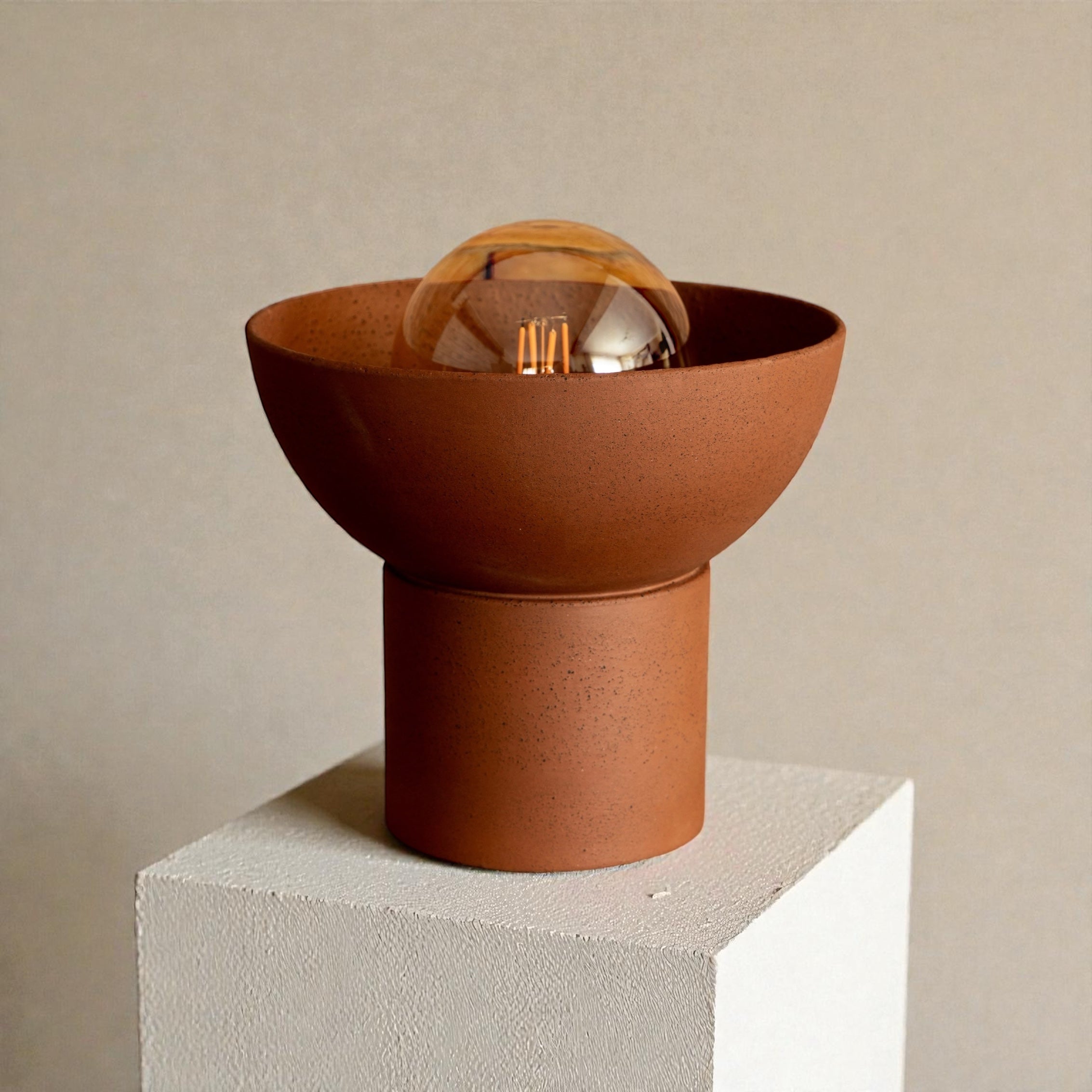 Lampe de table en céramique SAT A | Terracotta