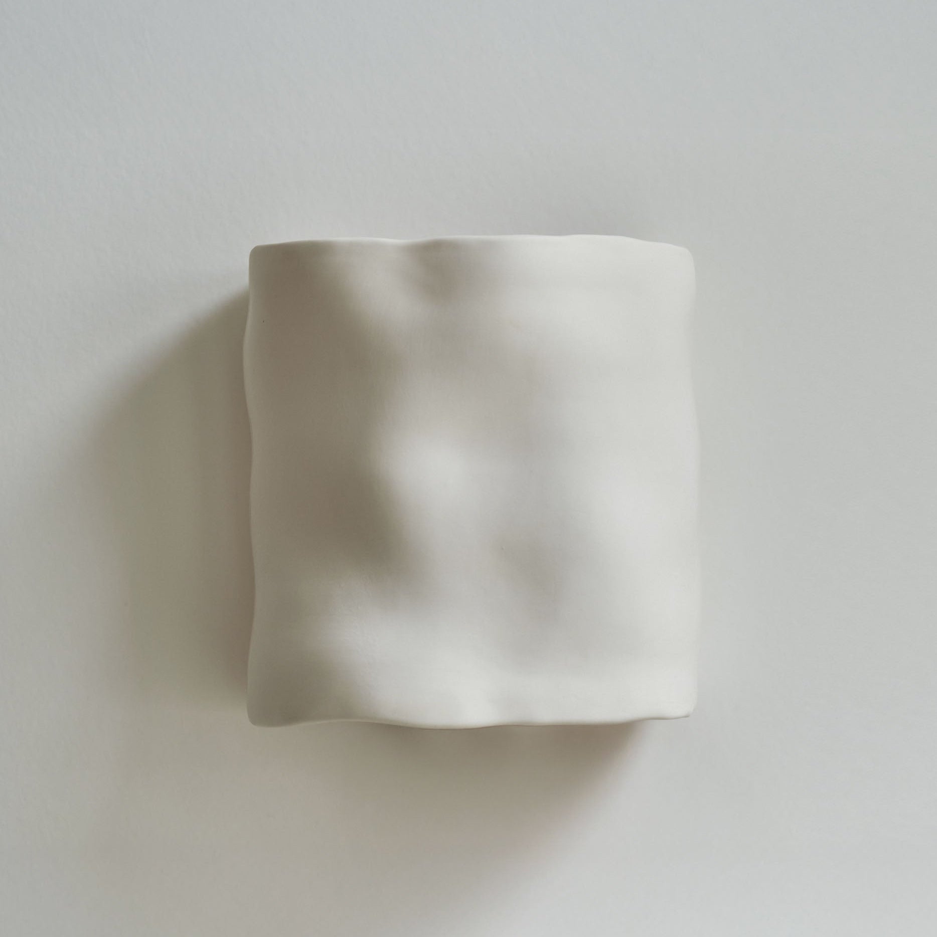 Ceramic wall light ALBA | Extra matte white