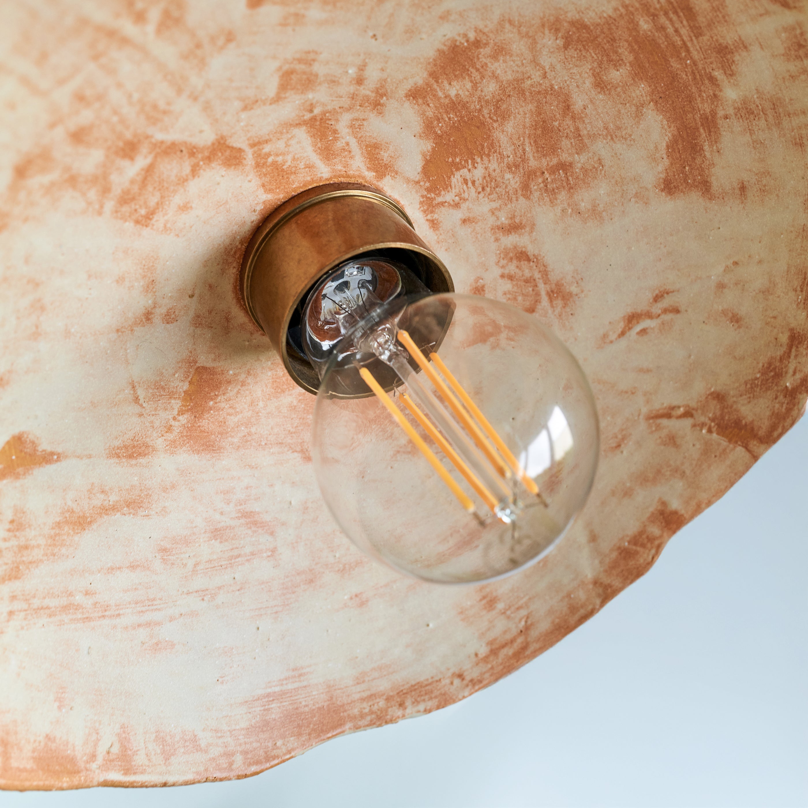 Ceramic Wall Light TERRA | Matte Terracotta