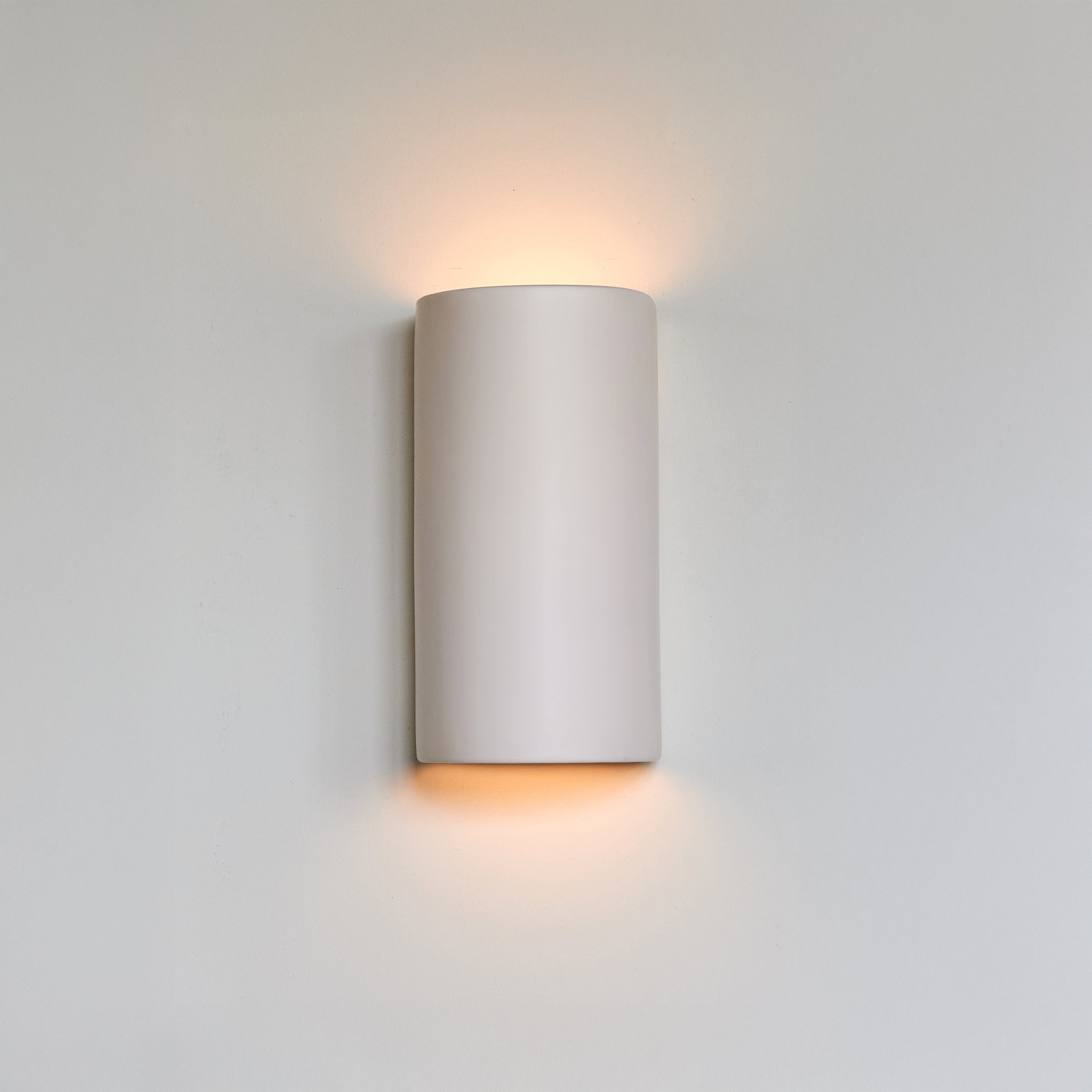Ceramic wall light CURVE | Off White