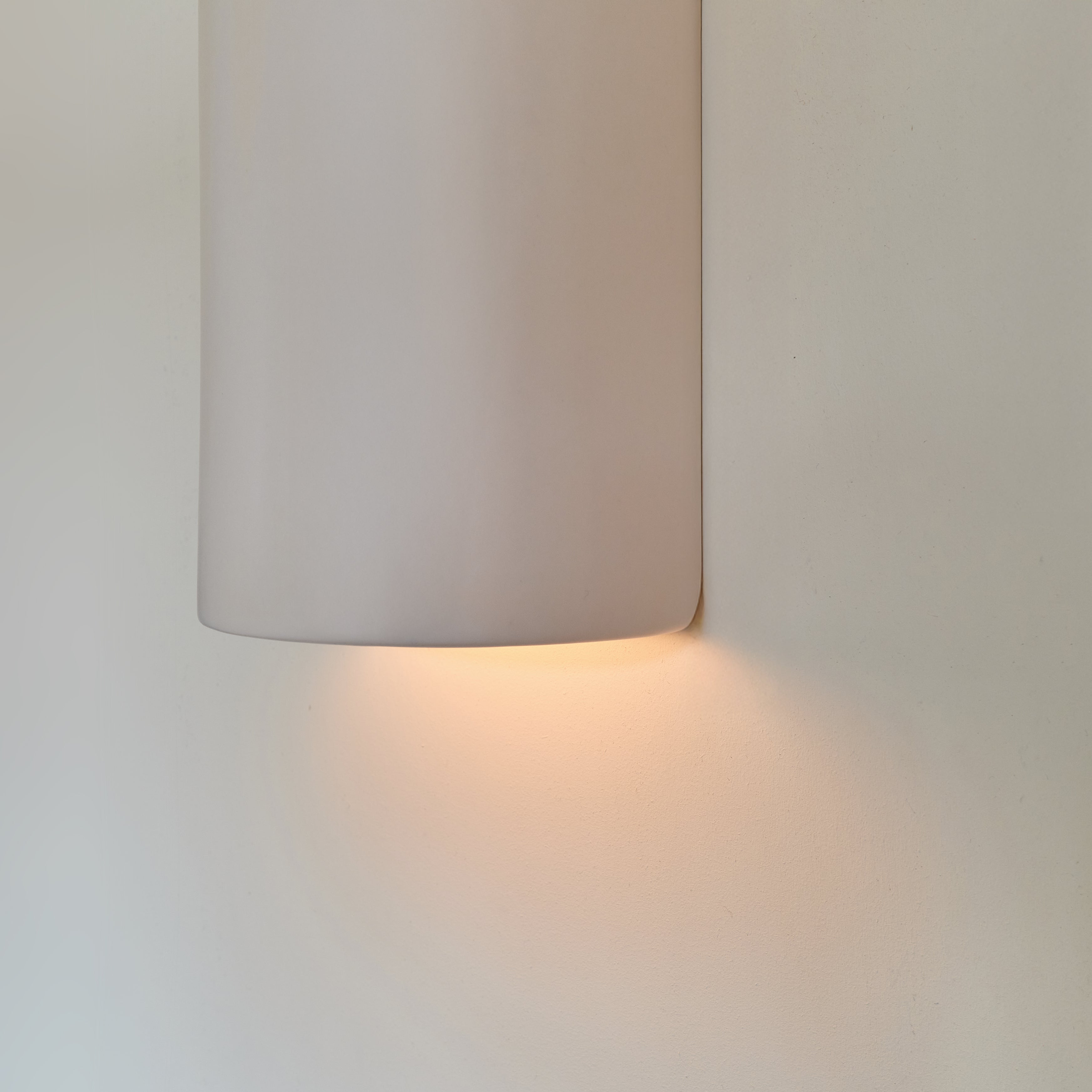 Ceramic wall light CURVE | Off White