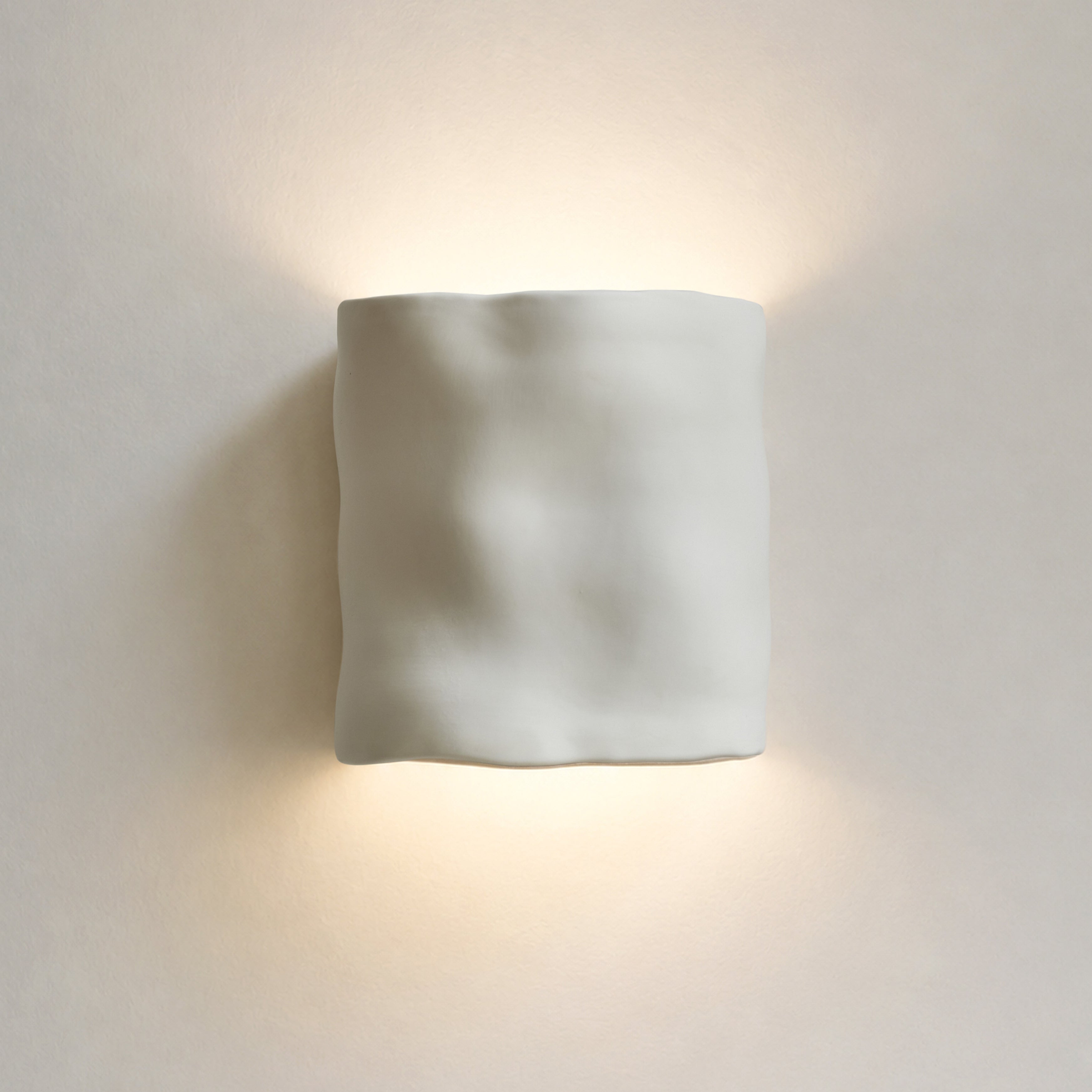 Ceramic wall light ALBA | Extra matte white