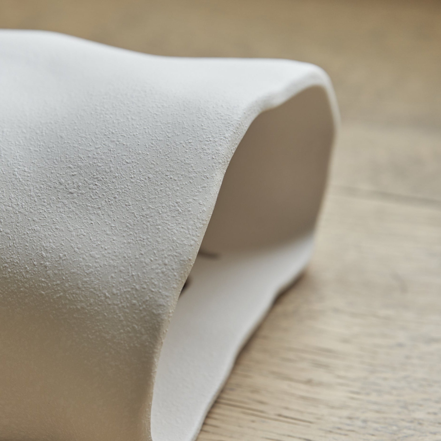 Ceramic wall light ALBA | Textured matte white
