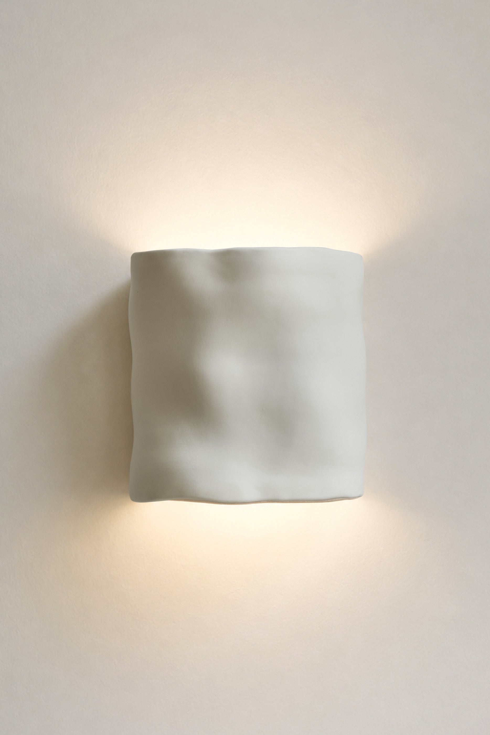 Ceramic wall light ALBA | Extra matte white