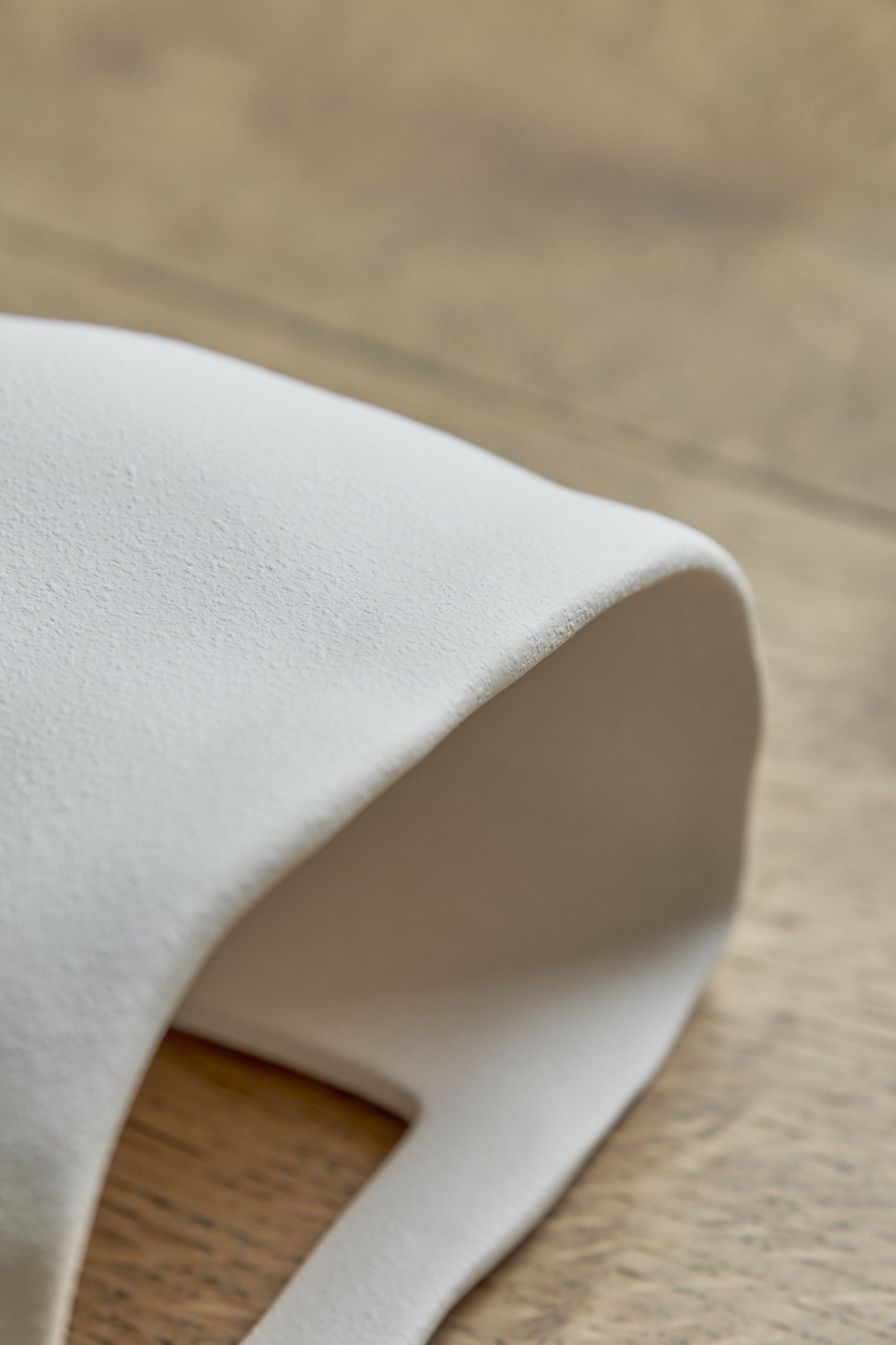 Ceramic wall light ALBA | Textured matte white