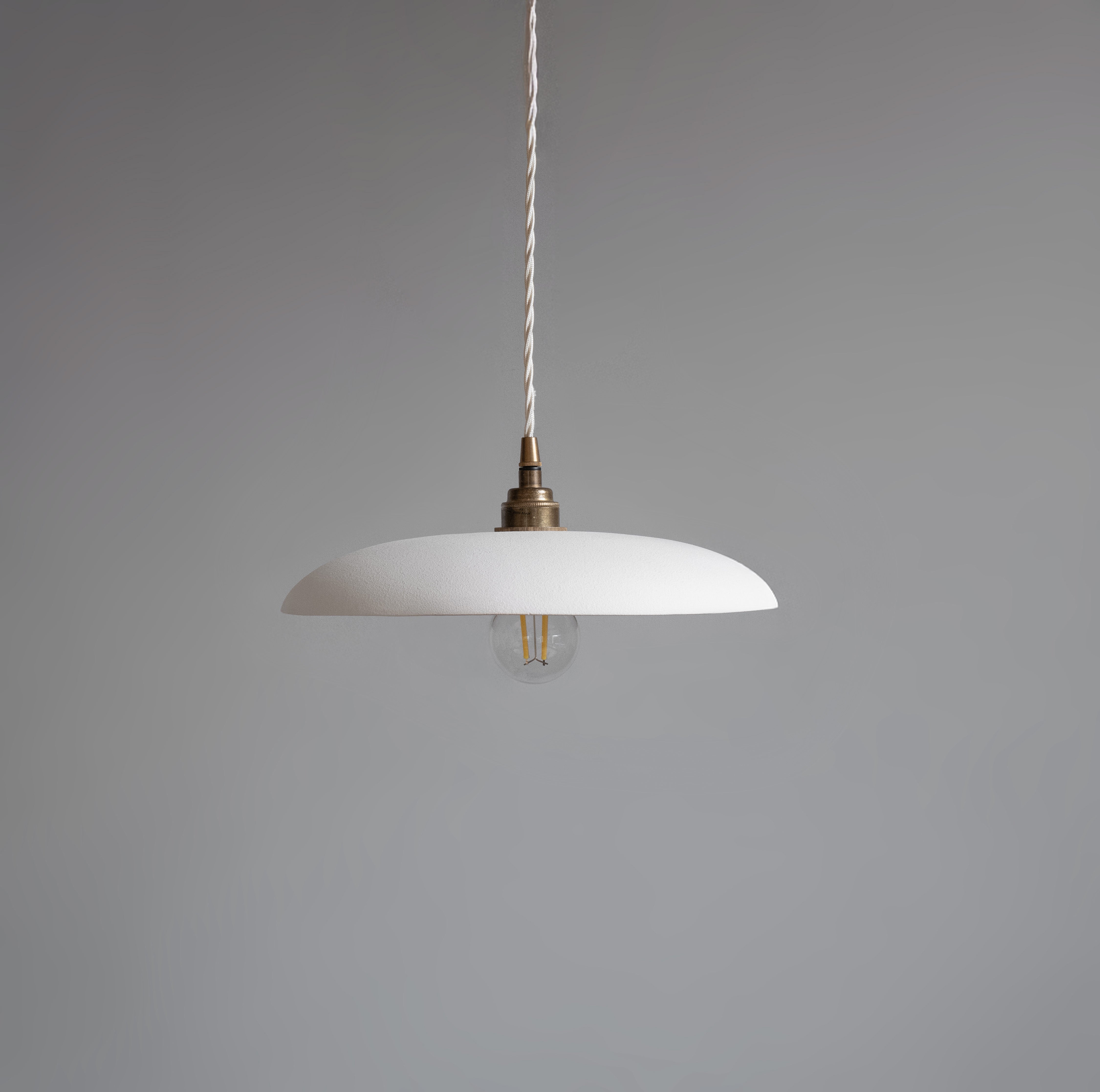 Contemporary ceramic pendant light