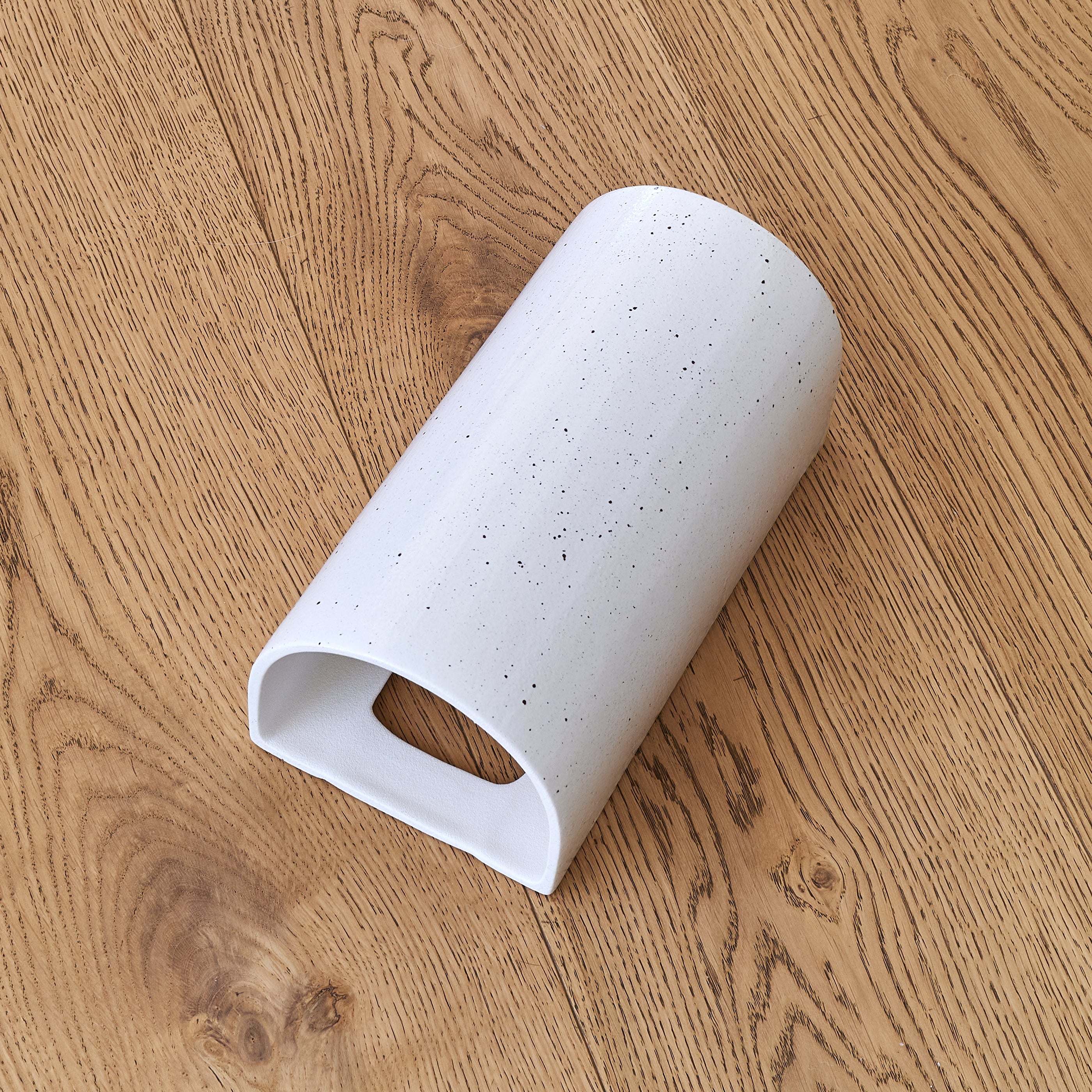 Ceramic wall light CURVE | Pyrit White